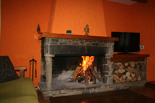 apartamento-con chimenea camprodon